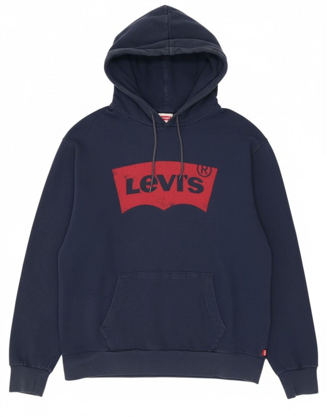 Levi's Jersey con capucha extragrande gráfico para mujer Reino Unido 46 Grande Algodón azul marino