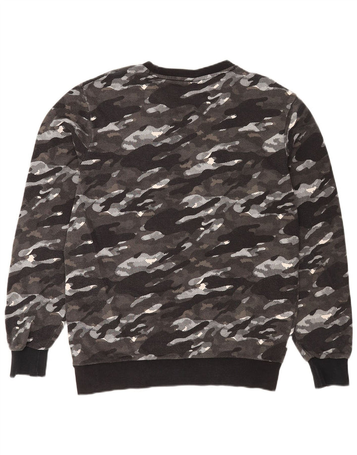 Sudadera Puma Graphic Jumper Gris Medio Camuflaje