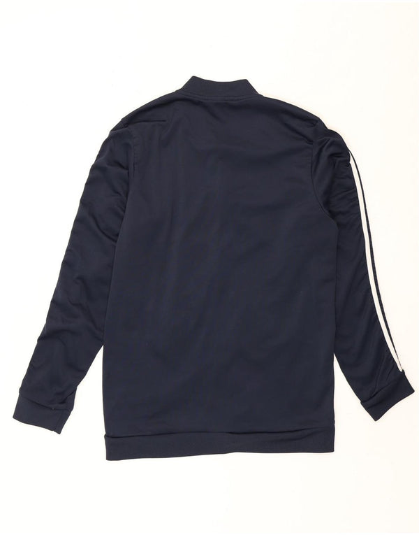 Adidas Hombre Chándal Top Chaqueta Grande Azul Marino Poliéster