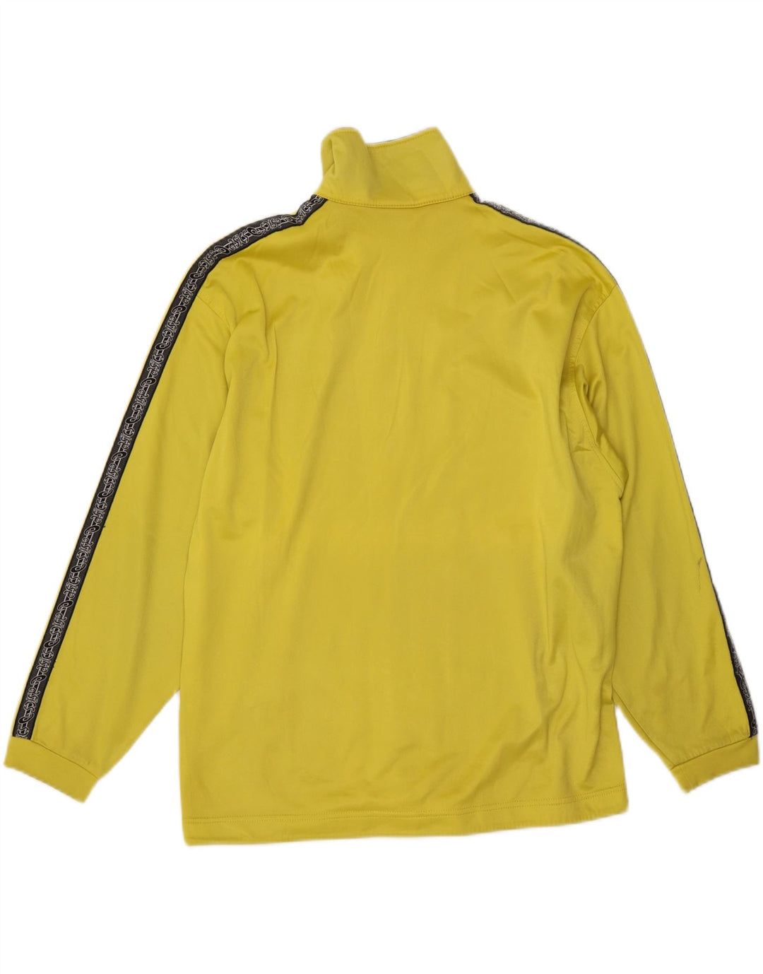 Asics Mens Graphic Chándal Top Chaqueta Pequeño Amarillo