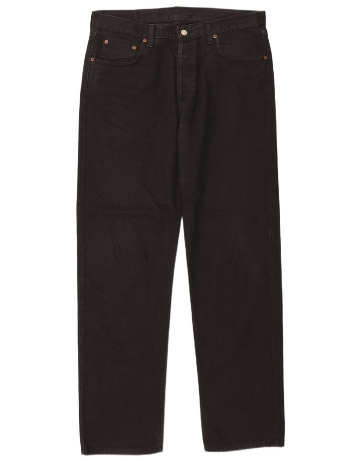 Vaqueros rectos para mujer Rifle W36 L34 Algodón negro