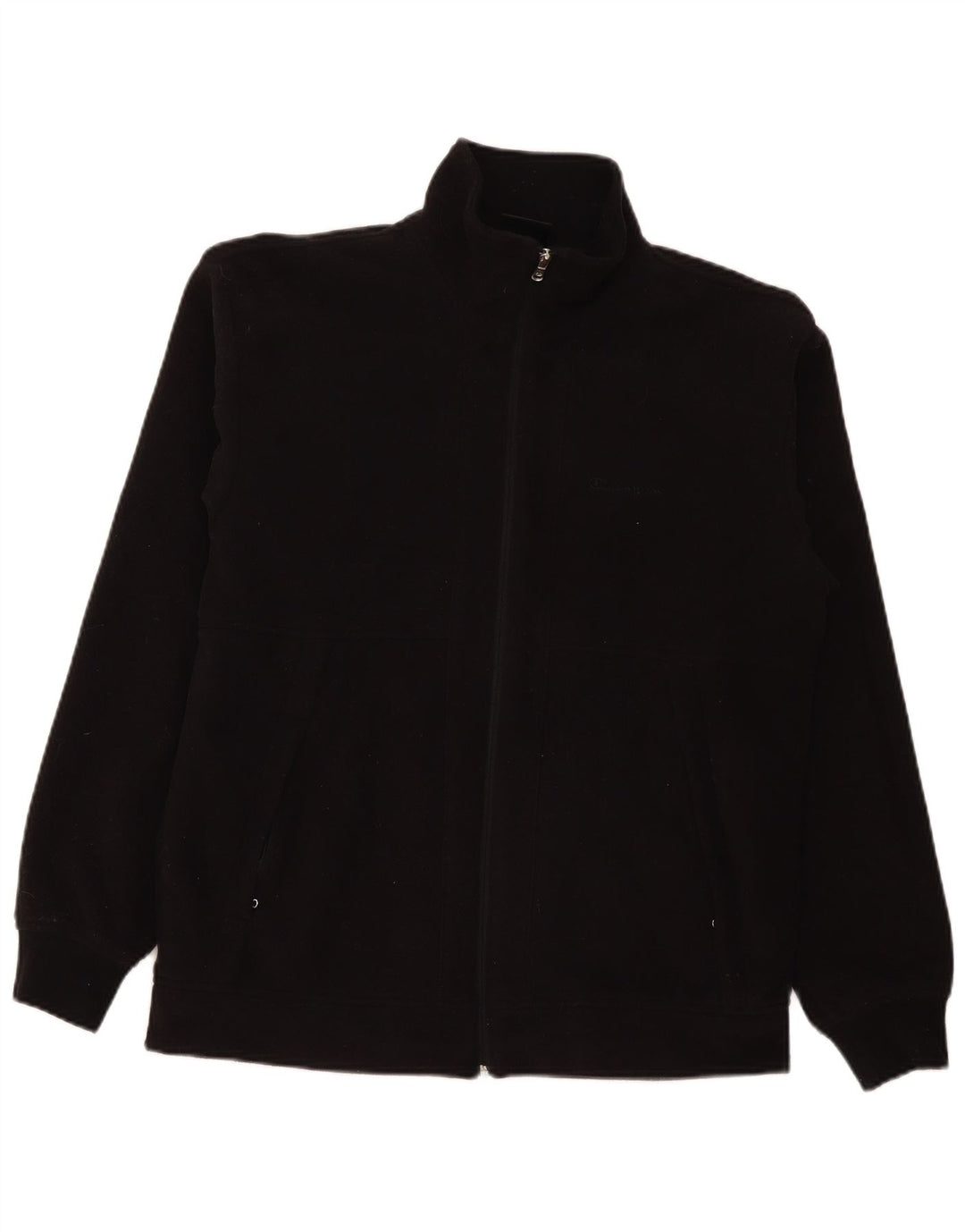 Champion Chaqueta polar para hombre UK 40 Large Poliéster negro