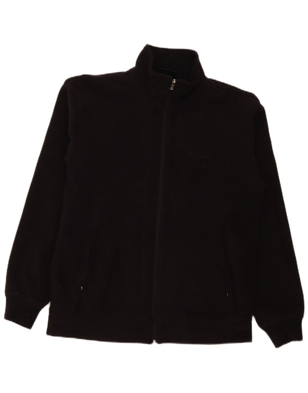 Champion Chaqueta polar para hombre UK 40 Large Poliéster negro