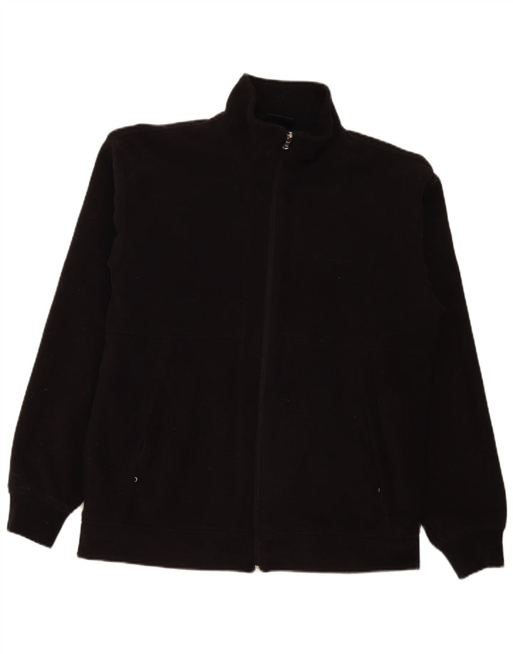 Champion Chaqueta polar para hombre UK 40 Large Poliéster negro