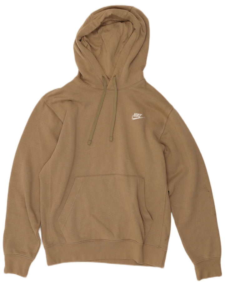 Nike - Sudadera con capucha para hombre, talla pequeña, algodón beige