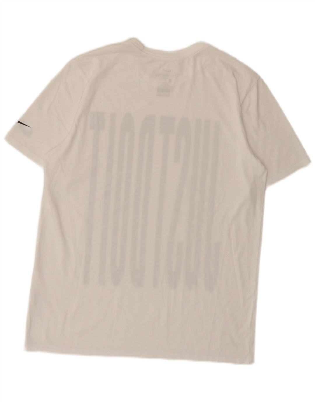 NIKE Camiseta Dri Fit Graphic para Hombre Top Blanco Mediano