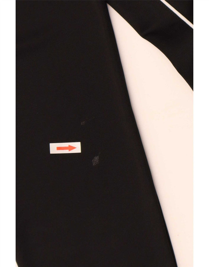Adidas Aeroready - Chándal con cremallera y cuello para hombre, talla grande, poliéster negro