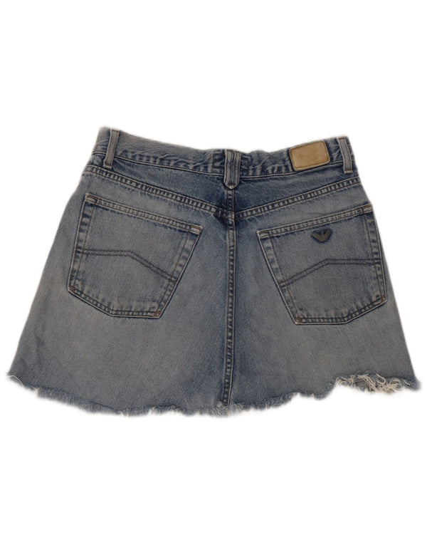 Armani Mujer Minifalda Vaquera W30 Azul Medio