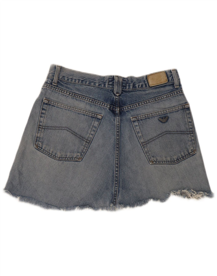 Armani Mujer Minifalda Vaquera W30 Azul Medio