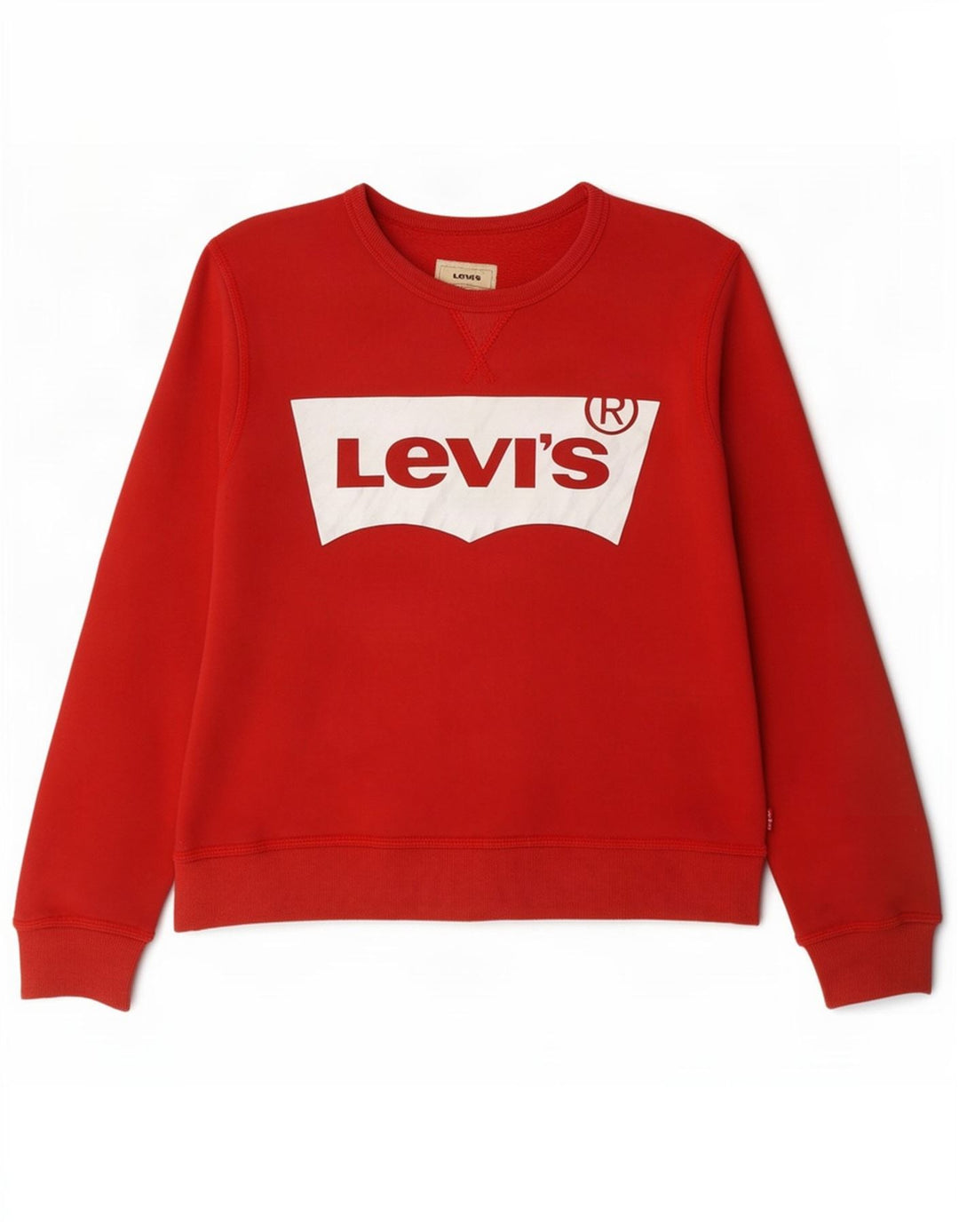 Levi's - Jersey con capucha para niño (11-12 años), color rojo