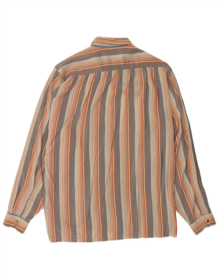 Angelo Santagostino Camisa Mujer UK 10 Small Multicolor Rayas