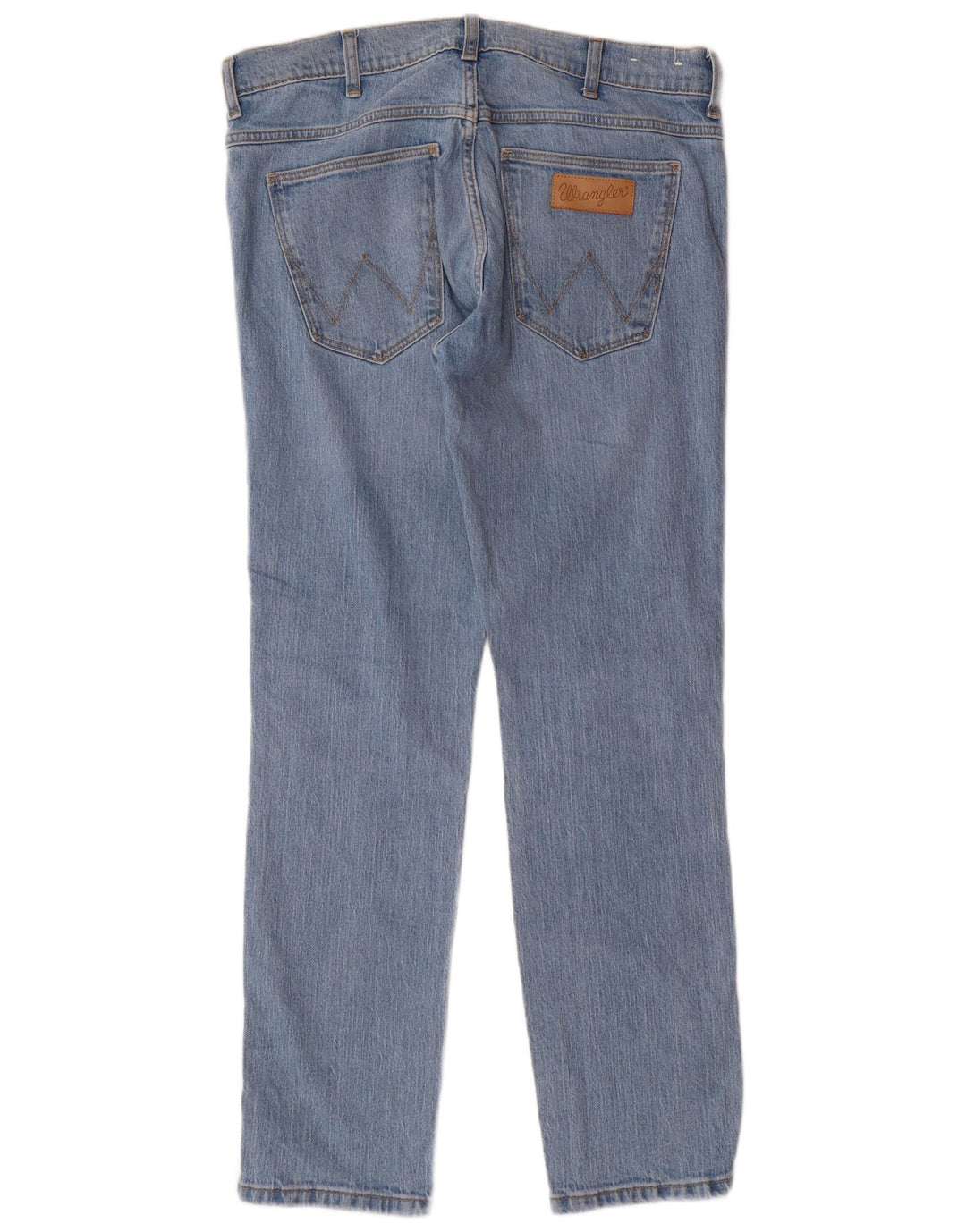 WRANGLER Vaqueros cónicos delgados Larston para hombre W32 L32 Algodón azul