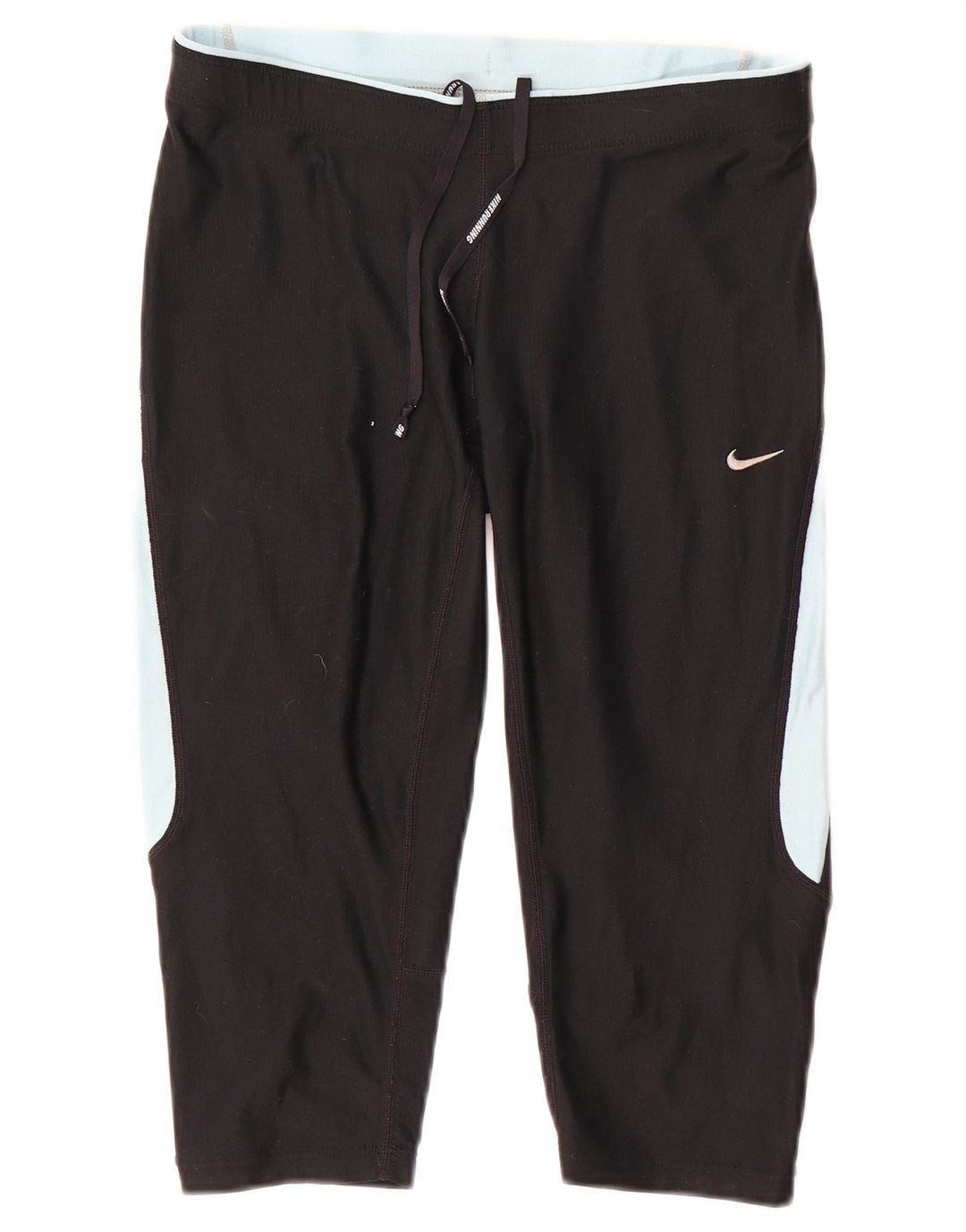 Nike Leggings capri para mujer UK 10 Small Black Colorblock