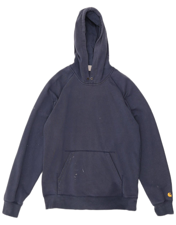 Carhartt Hombre Sudadera Con Capucha Jumper Medium Azul Marino Algodón