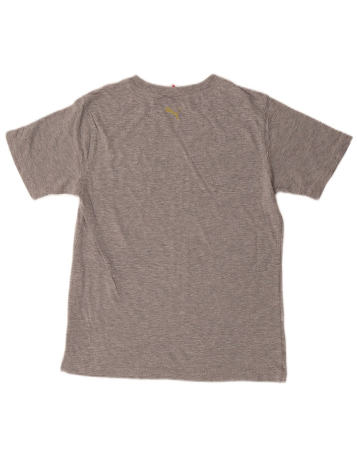 Puma Camiseta gráfica para niño 9-10 años Algodón Gris Medio