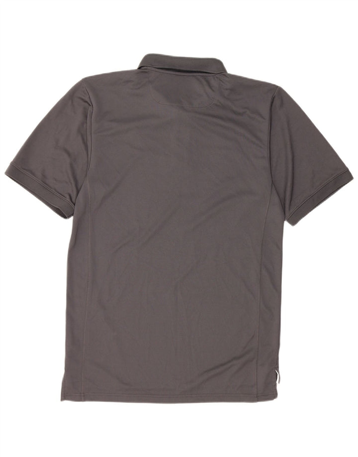Russell Athletic Polo para hombre pequeño poliéster gris