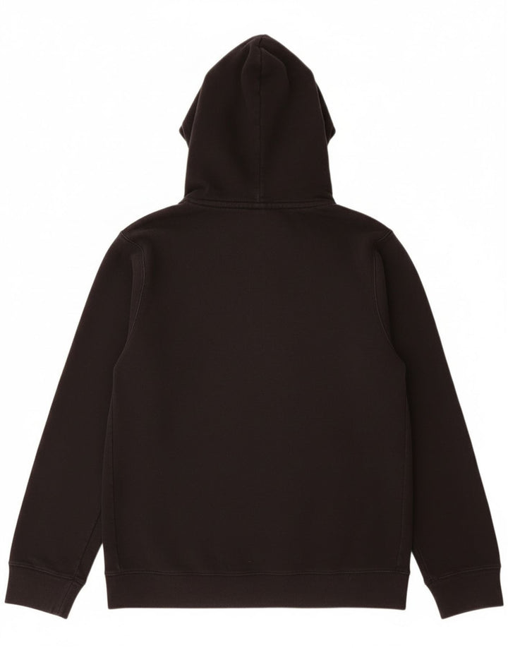 Nike Sudadera con capucha gráfica para hombre, jersey de algodón negro mediano