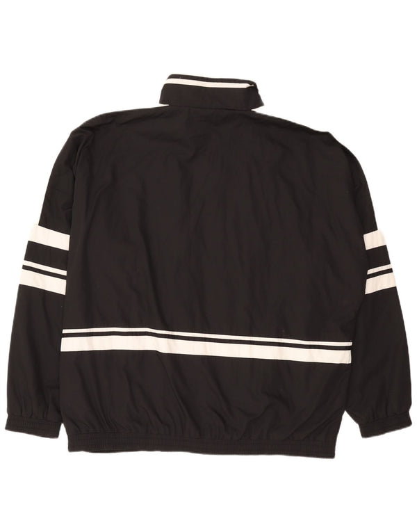 Jako Hombre Chándal Top Chaqueta XL Negro Colorblock Poliéster