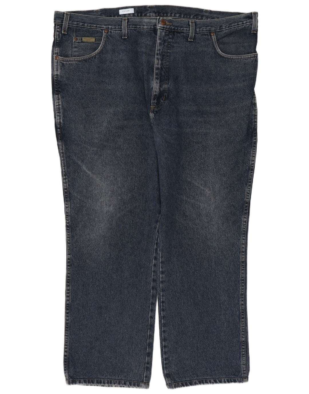 Wrangler Vaqueros rectos Texas para hombre W44 L28 Algodón azul marino