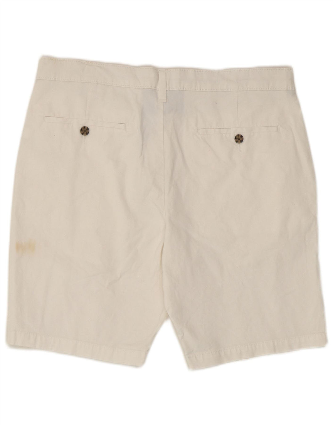 Marks & Spencer Pantalones cortos chinos para hombre W34 Algodón blanco grande