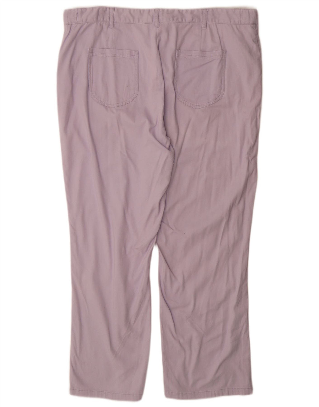 COTTON TRADERS Pantalones chinos rectos para mujer UK 22 3XL W40 L30 Púrpura