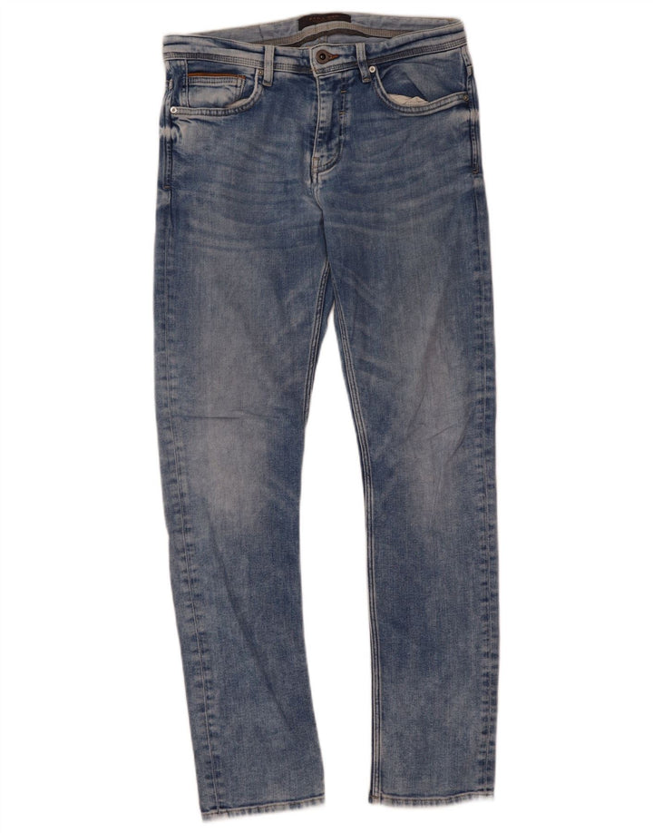 Zara Vaqueros Slim para Hombre EU 40 Medium W31 L31 Azul