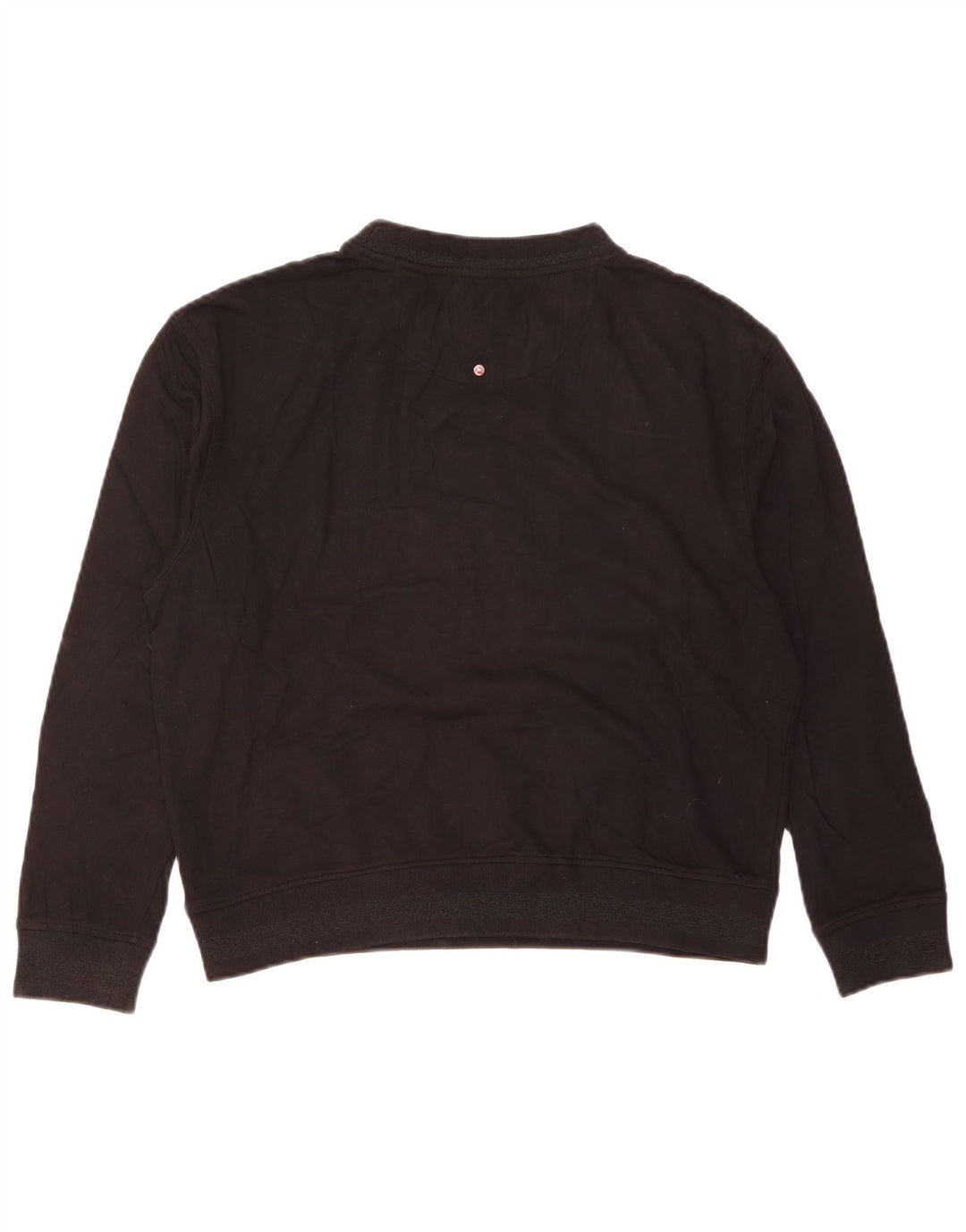 Mistral Hombre Sudadera Gráfica Jumper Large Algodón Negro