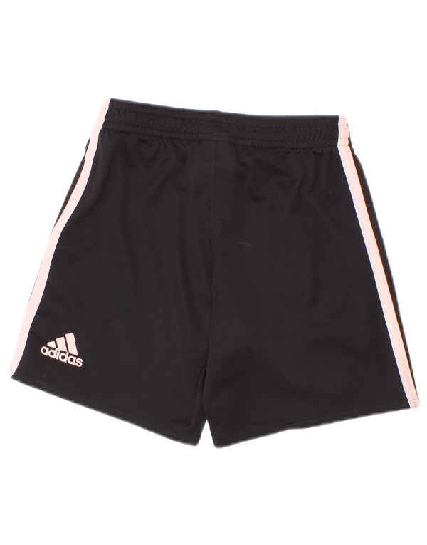 Adidas Pantalones cortos deportivos Manchester United para niños 4-5 años Negro Poliéster