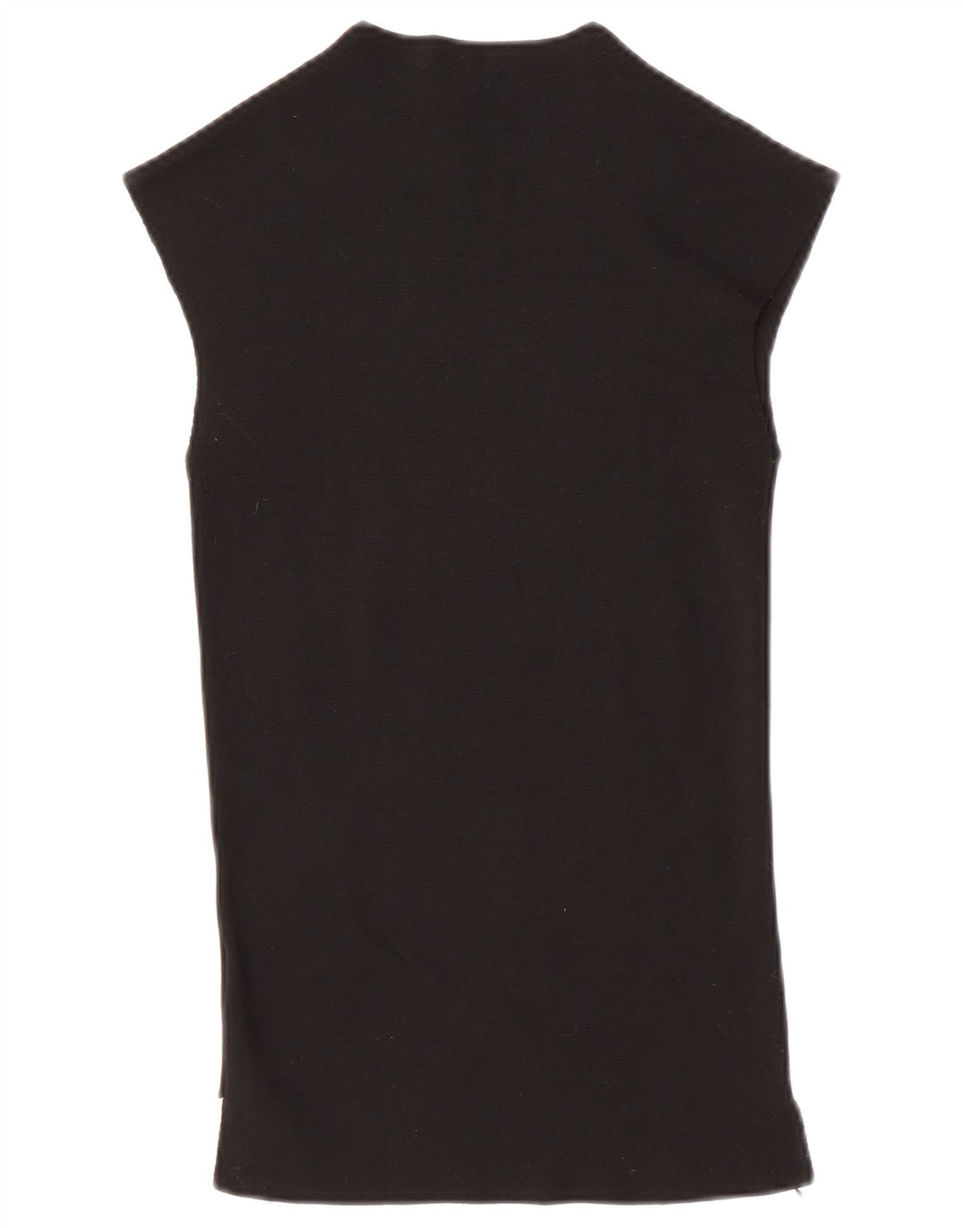 Zara Mujer Chaleco Top UK 8 Small Negro