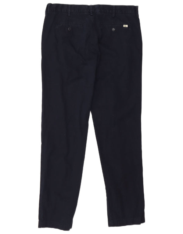 Lacoste Pantalón Chino Slim para Hombre Talla 44 Grande W34 L31 Algodón Azul Marino