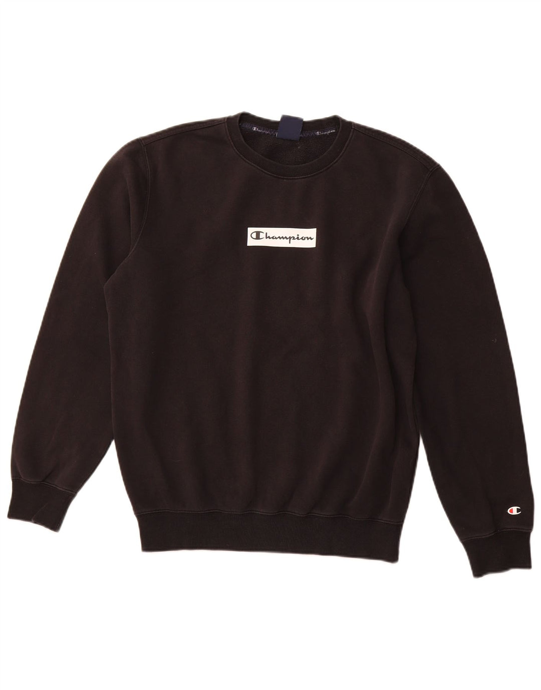 CHAMPION Sudadera con gráfico para hombre Jumper Medium Black Cotton