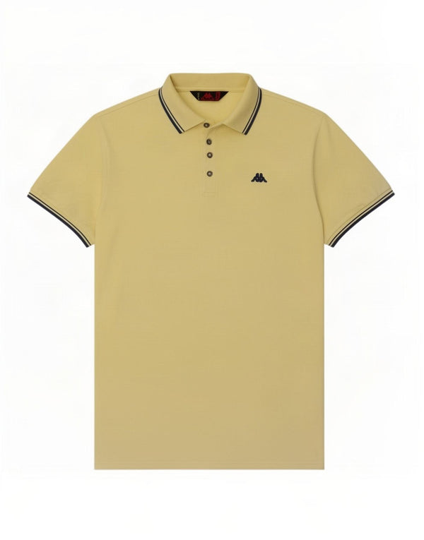 Kappa Polo Hombre 2XL Algodón Amarillo