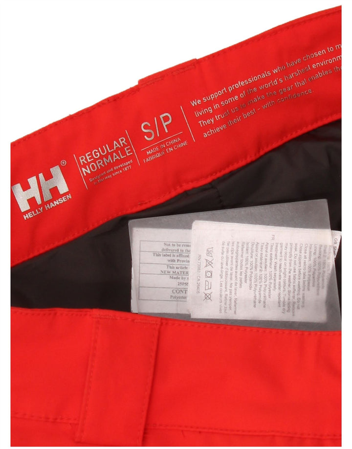 Helly Hansen Hombre Regular Pantalones De Esquí Pequeño Rojo Colorblock Poliéster