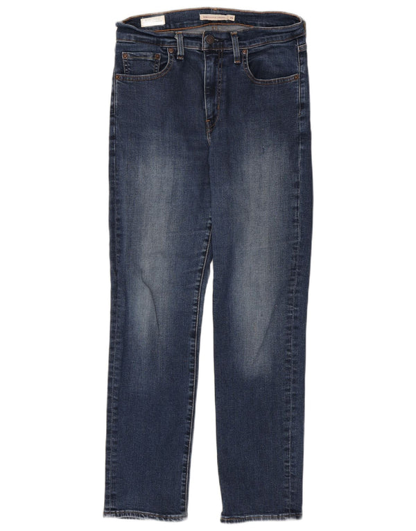 Levi's Mujer 724 Vaqueros Rectos De Tiro Alto W29 L28 Algodón Azul