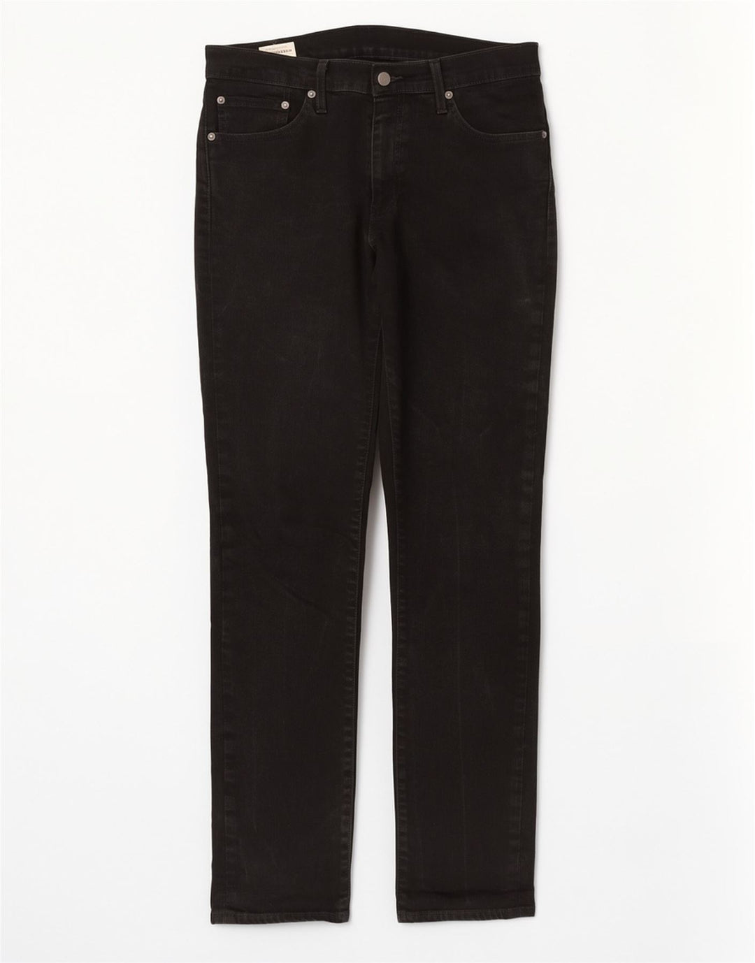Levi's Hombre 511 Slim Jeans W32 L34 Algodón Negro
