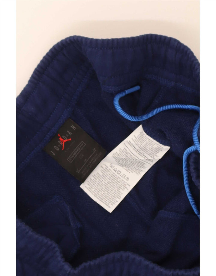 Pantalones De Chándal Jordan Joggers De Algodón Azul Medio - Hombre