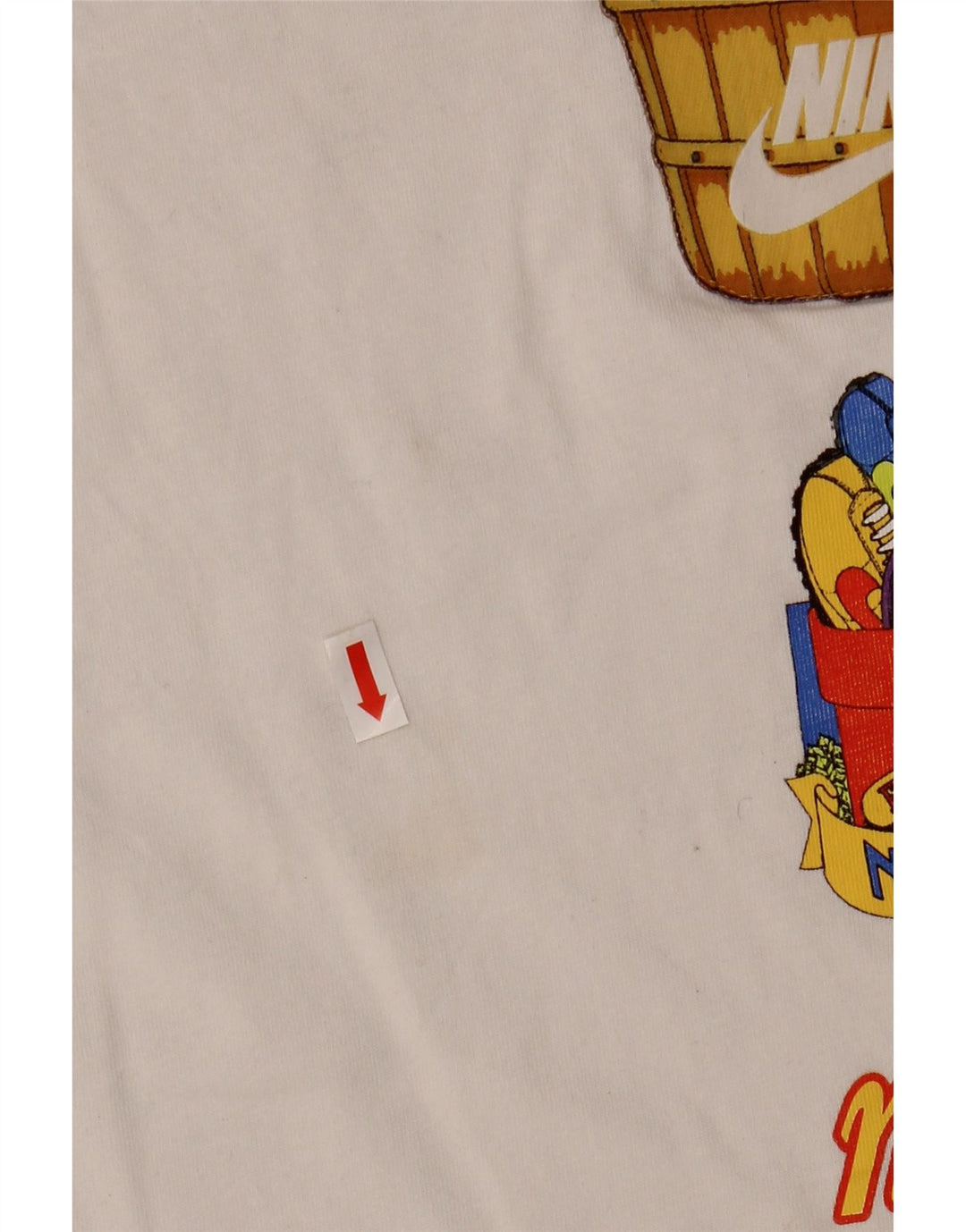 Nike - Camiseta gráfica para hombre, talla pequeña, algodón blanco