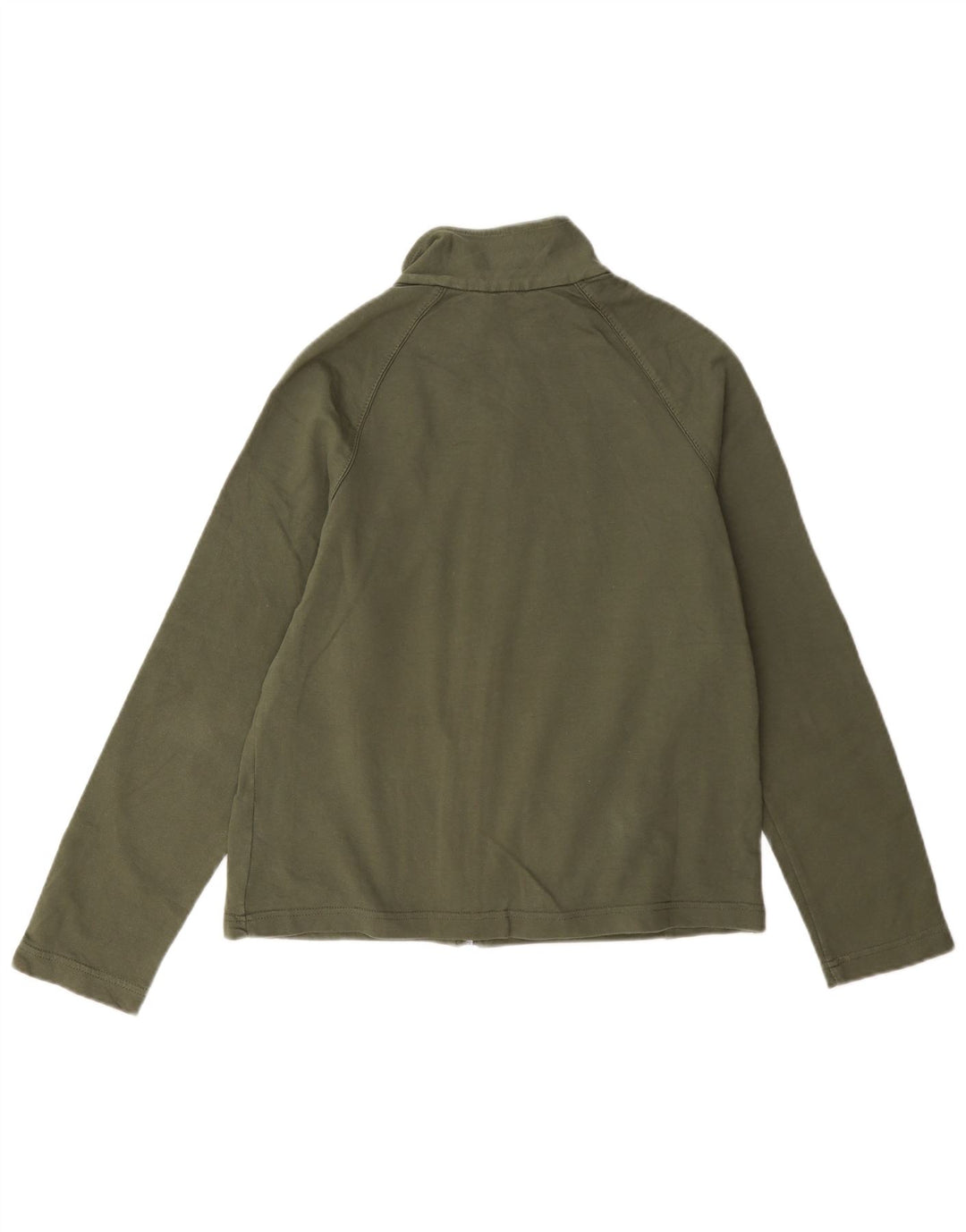 Marks & Spencer Chaqueta de chándal para mujer UK 12 Medium Khaki Cotton