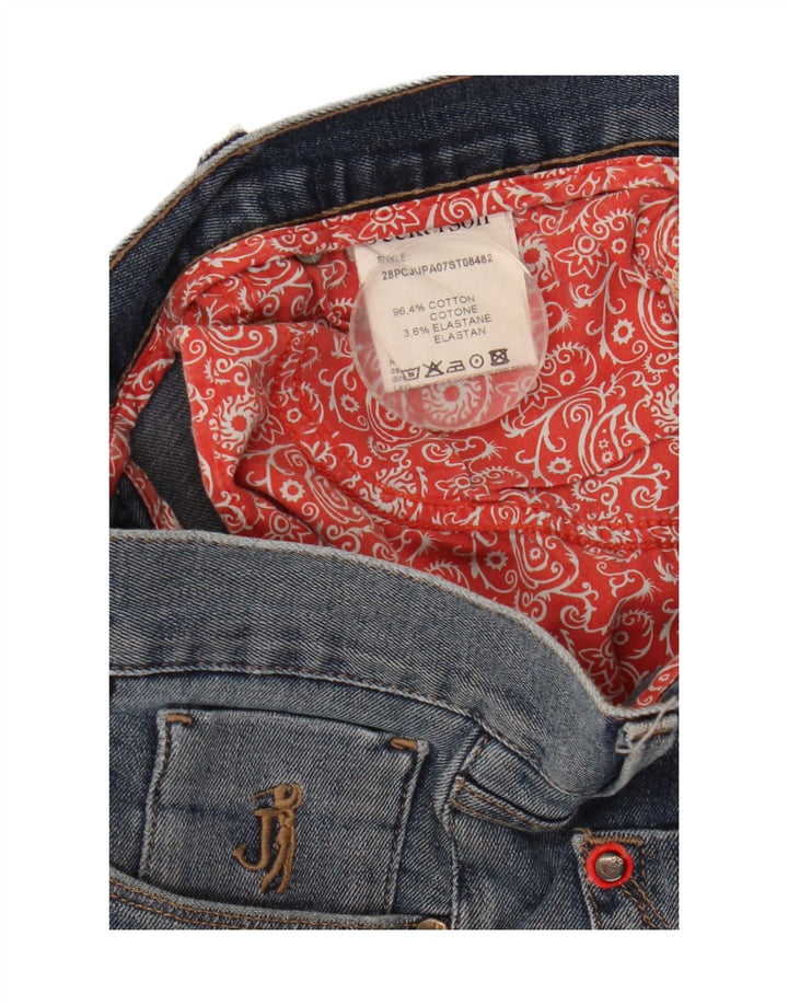 Vaqueros ajustados para mujer Jeckerson W32 L31 Algodón azul