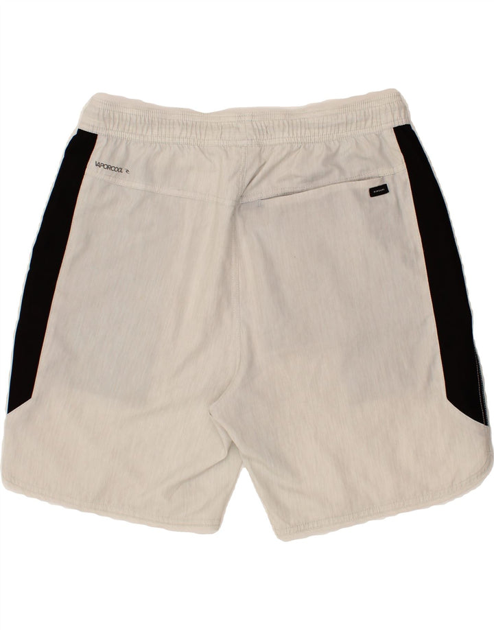 RIP CURL Pantalones cortos deportivos para hombre Poliéster con bloques de color blanco roto medio