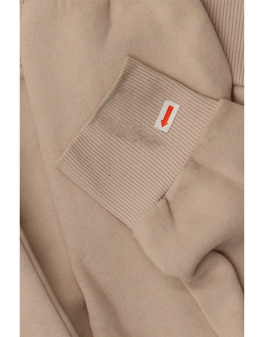 SUPERDRY Jersey con capucha gráfica para mujer UK 8 Small Beige Cotton