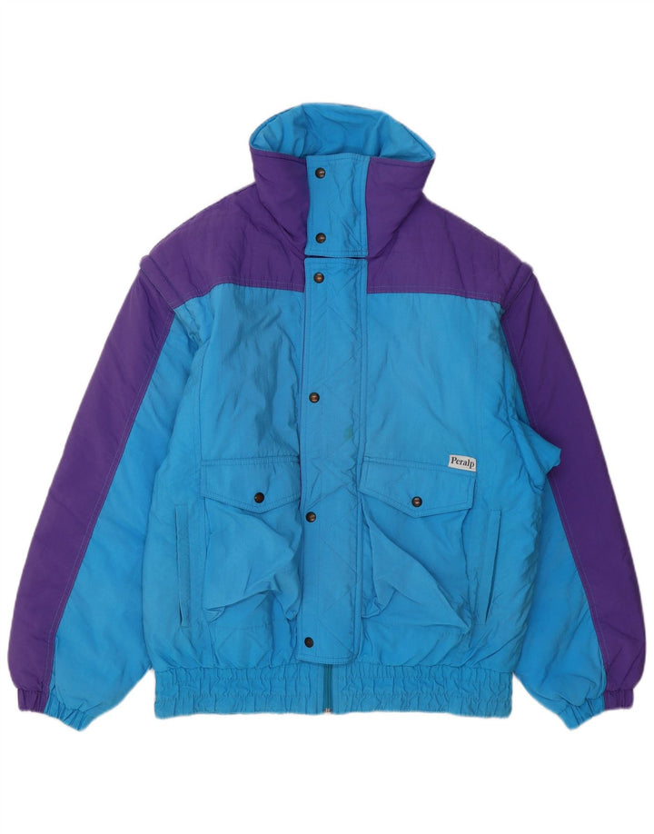 Chaqueta acolchada Peralp Hombre IT 48 Poliéster color block azul medio