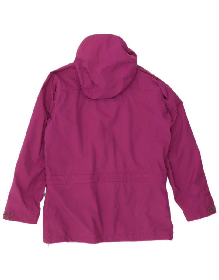 Berghaus Chaqueta impermeable con capucha para mujer UK 42 Medium Purple Nylon