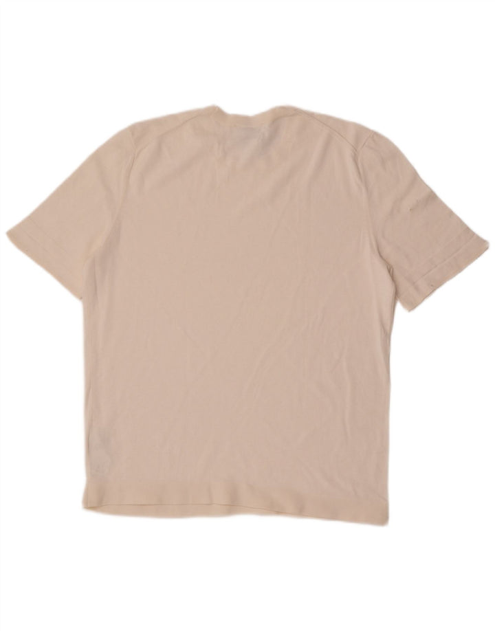 Cos Camiseta regular para mujer Top UK 40 Algodón blanco mediano