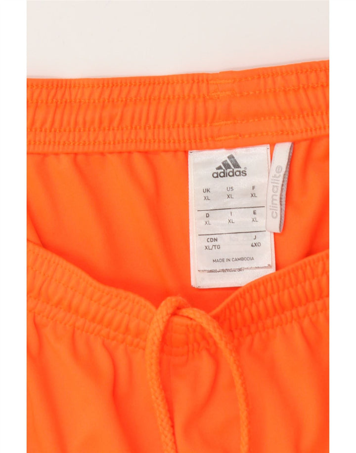 Adidas Mens Climalite Sport Shorts XL Naranja Poliéster