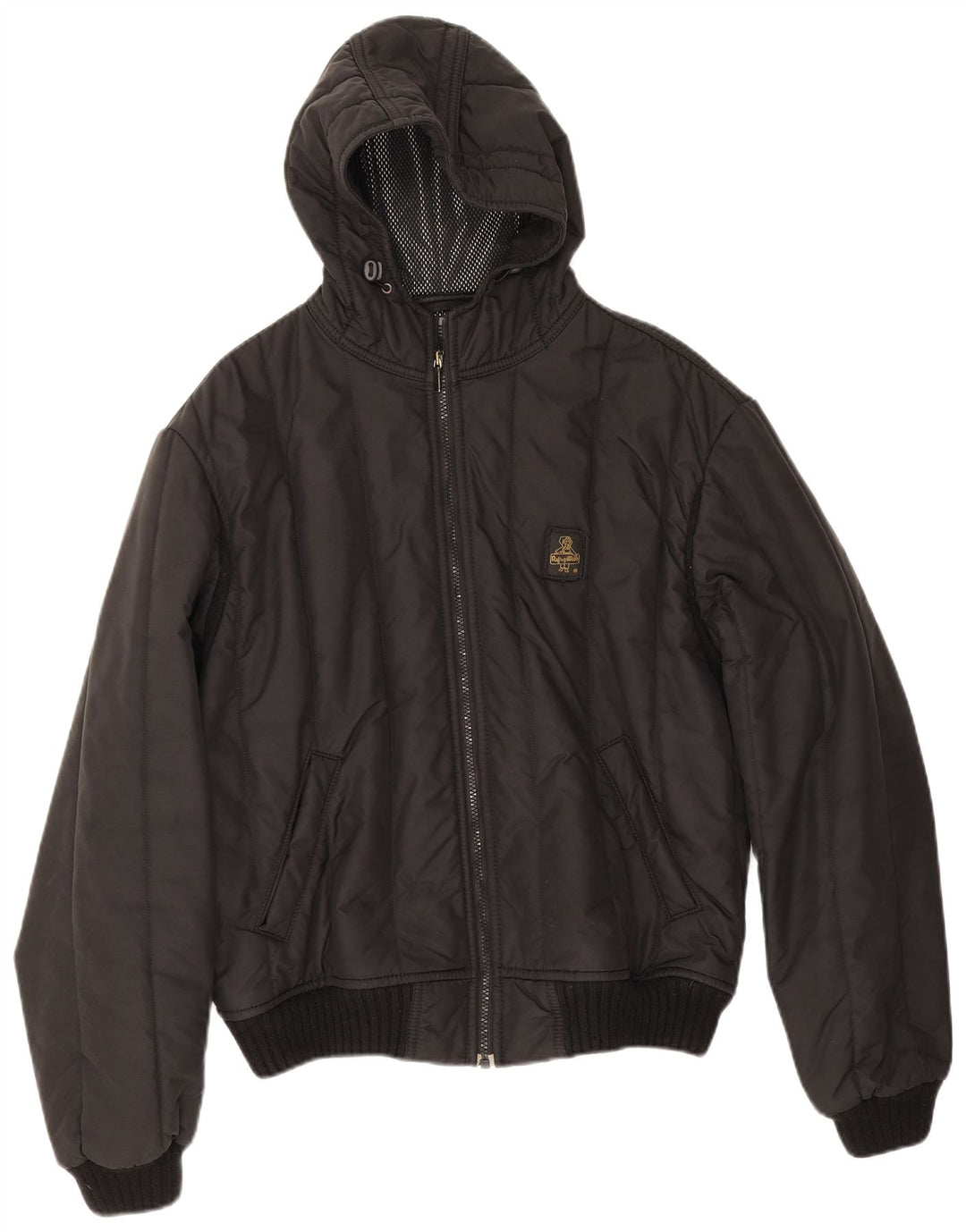 Refrigiwear Chaqueta impermeable con capucha para hombre UK 38 Medium Black Nylon