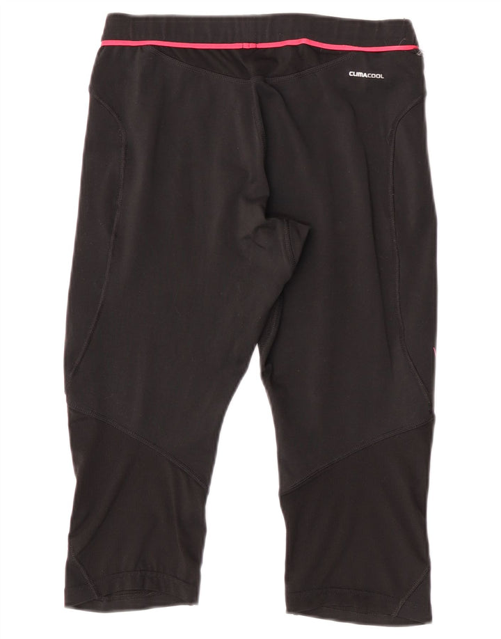 Adidas Climacool Capri Leggings para mujer UK 12 Mediano Negro Poliéster