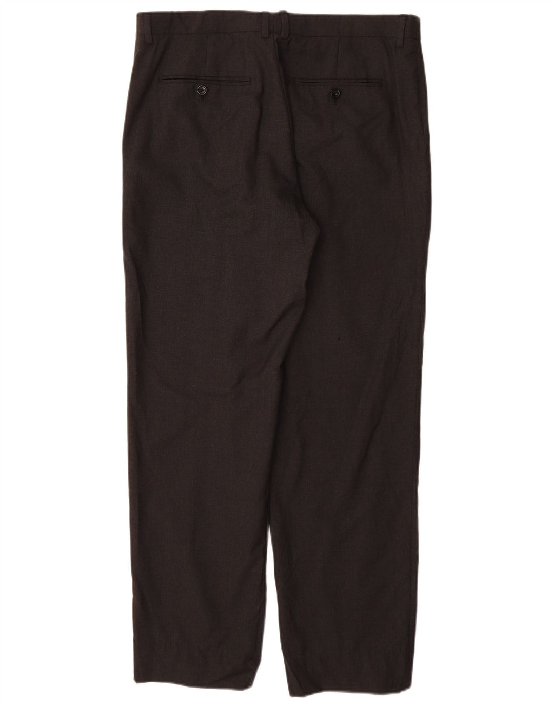 J. CREW Pantalón chino recto Crosby para hombre W36 L30 Lana negra