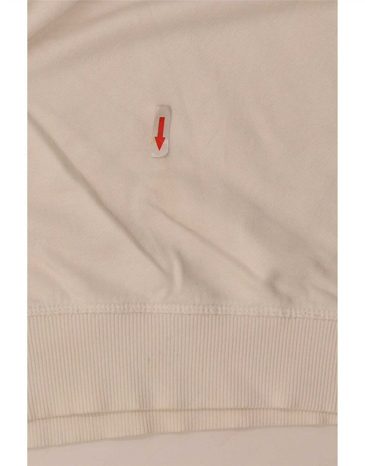 Superdry Sudadera Jumper para Mujer Reino Unido 46 Grande Algodón Blanco
