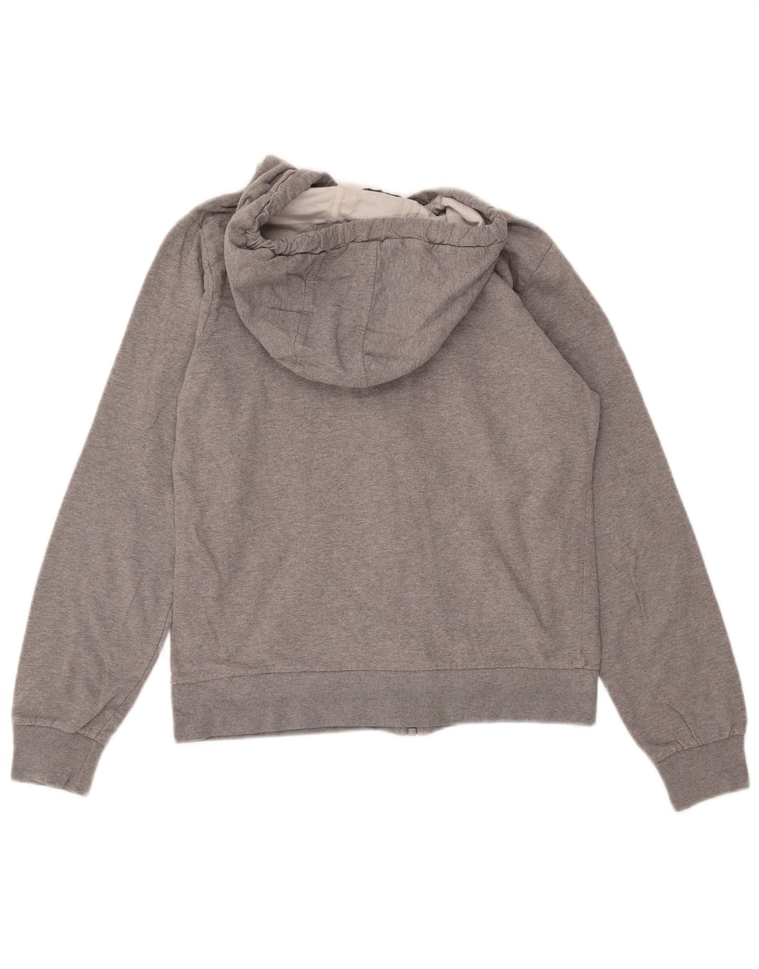 NORTH SAILS Suéter con capucha y cremallera para mujer UK 12 Algodón gris medio